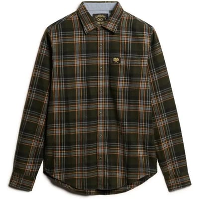 Superdry L/S COTTON LUMBERJACK SHIRT Heren Trui - Maat S