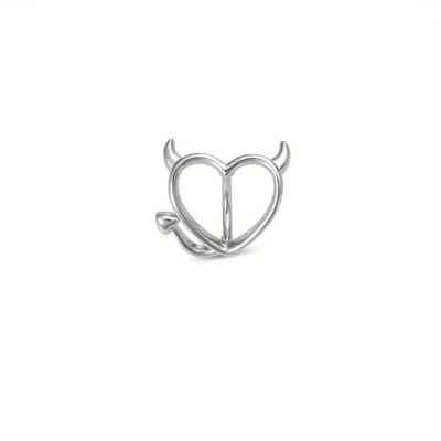 Duivelse navelpiercing - Sexy - Kicky - Zilverkleurig - Party - Club - Navel - Piercing - Kerstcadeau - Feestdagen - Geschenk