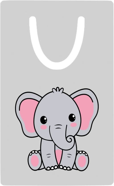 Hacebo® - Olifanten metalen boekenlegger - Olifant - Dieren liefhebbers - Dierentuin - zoogdieren - ollie Bladwijzer boekenleggers - 7.6 cm x 5cm