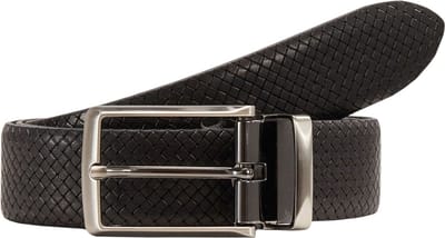 LLOYD Leren Riem Fashion Leather Men´s Belt W80 Black Zwart