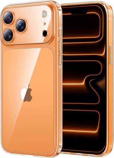 Hoesje geschikt voor iPhone 17 Pro backcover Shockproof siliconen Transparant