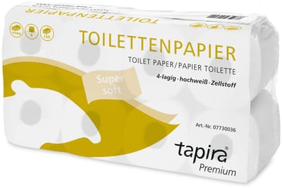 Tapira Toiletpapier Plus, 2-laags, wit