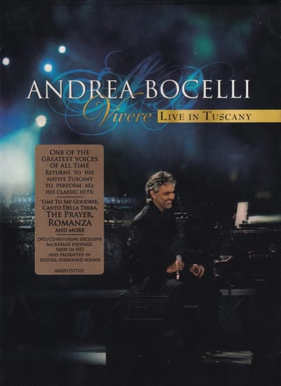 Andrea Bocelli - Vivere - Live In Tus + Cd