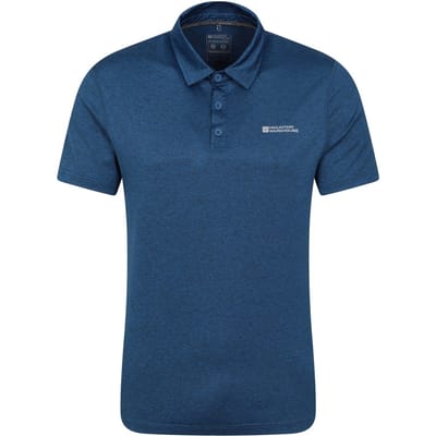 Mountain Warehouse Heren Deuce IsoCool Poloshirt (Donkerblauw)
