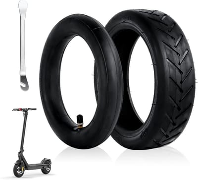 Allecto Plus - 8 1/2 inch scooterbanden voor elektrische scooter - reserve wielen voor binnen en buiten - met metalen spudger - geschikt voor Xiaomi Mijia M365 - rubberen banden 85 inch (185 cm) - 2 stuks