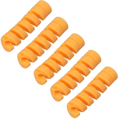 CANSUCC 5 Stuks Fietsframe Beschermhoes Rubberen Fiets Versnellingspook Remkabel Behuizing Beschermer Grijs