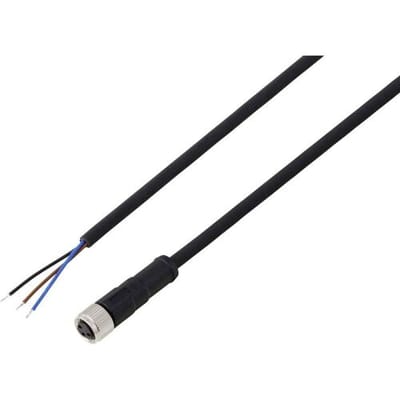 TRU COMPONENTS TC-13751932 Aansluitkabel M8 x 1 Aantal polen (sensoren): 3 Bus, recht 2 m 1 stuk(s)