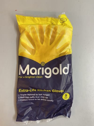 Marigold Huishandschoen - Extra Life- Geel -Maat S- 18 x 1 stuks Voordeelverpakking!