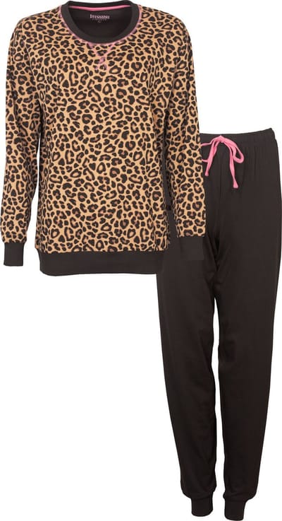 Irresistible Dames Pyjama Bruin IRPYD1206A - Maten: S