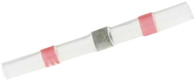 PRO-TIE® - Stootverbinder Soldeertin en Krimpkous Lijm 0,5-1,5 Rood (Zak 100 stuks) - PRO-TIE