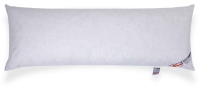 Homescapes Lichaamskussen 40x145 cm - Eendenveren - Body Pillow voor Zijslapers & Zwangerschap