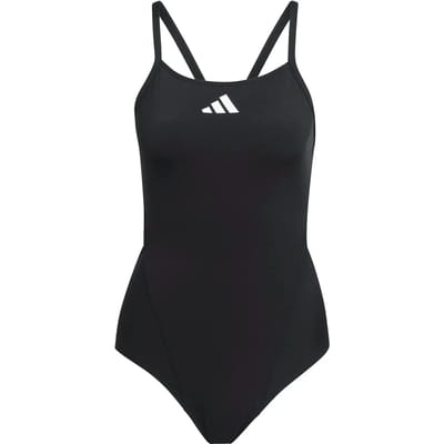 Adidas Performance Ripstream Team C-Rug Zwempak Met Dunne Bandjes - Dames - Zwart