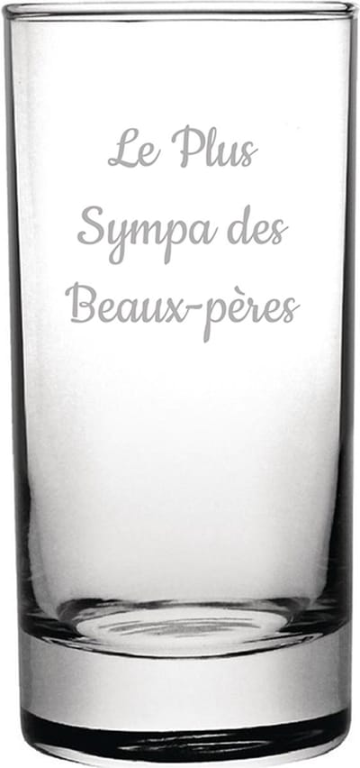 Longdrinkglas gegraveerd - 28,5cl - Le Plus Sympa des Beaux-pères
