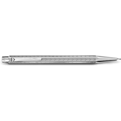 CARAN Mechanisch Potlood Ecridor Chevron Zilver Officieel geïmporteerd D'ACHE MF0004-286 0,5 mm gray