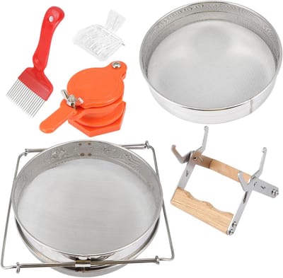 Bijenteelt Gereedschap Set - Imker Benodigdheden - Efficiënte Bijenteelt - Lichtgewicht Duurzaam Materiaal - 1121 Gram - Gemengde Kleur