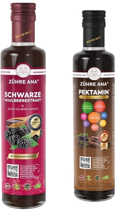 Zühre Ana® - Zwarte Moerbei (Kara Dut) Sirop & Pectamine Sirop