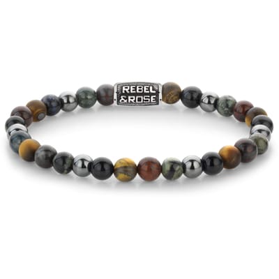 Armband - Staal/Beads | Rebel & Rose