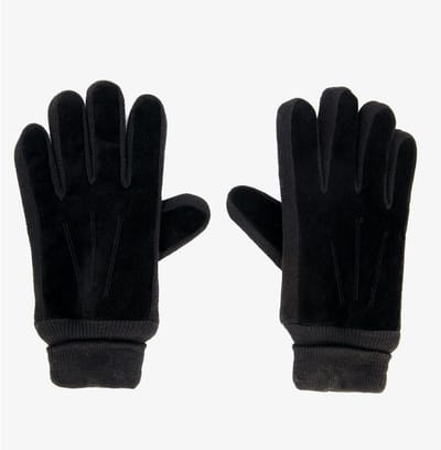 Scapino heren handschoenen zwart leer