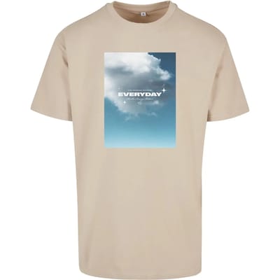 Mister Tee - Everyday Oversize Heren Tshirt - XS - Creme
