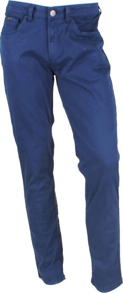 Brams Paris heren broek - Jim - blauw - katoen/stretch - zachte stof - maat W31 / L32