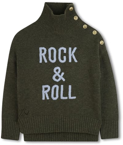 Zadig & Voltaire X60425 Sweatshirt Groen 4 Years Meisjes