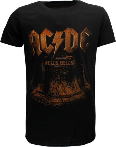 AC/DC Brass Bell T-Shirt - Officiële Merchandise - S