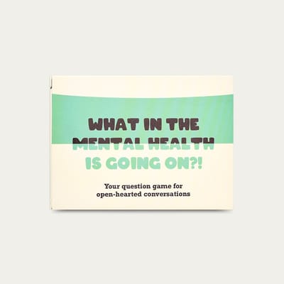 "What in the Mental Health is Going On?!" - Card Game for Deep Conversations - Connection Cards - Question Game for Couples, Daters, Families, Friends - Get to Know Each Other Better - Game - Vertellis - Card Game - Conversation Starter - Gift Idea