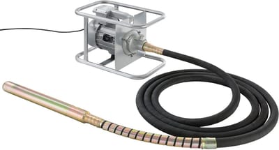 Beton Vibrator - Trilmolen Machine - Beton Verdichten - Krachtige Koperen Motor - 6m Slang - Zwart