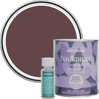 Rust-Oleum Donkerpaars Badkamer Tegelverf Matt - Mulberry Straat 750ml