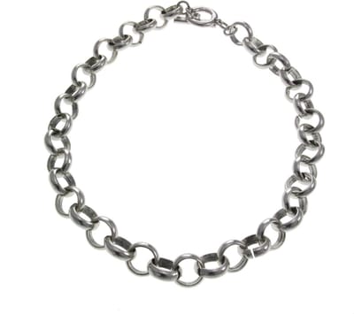 Behave - Klassieke schakelketting - 45,5 cm - Zilverkleur