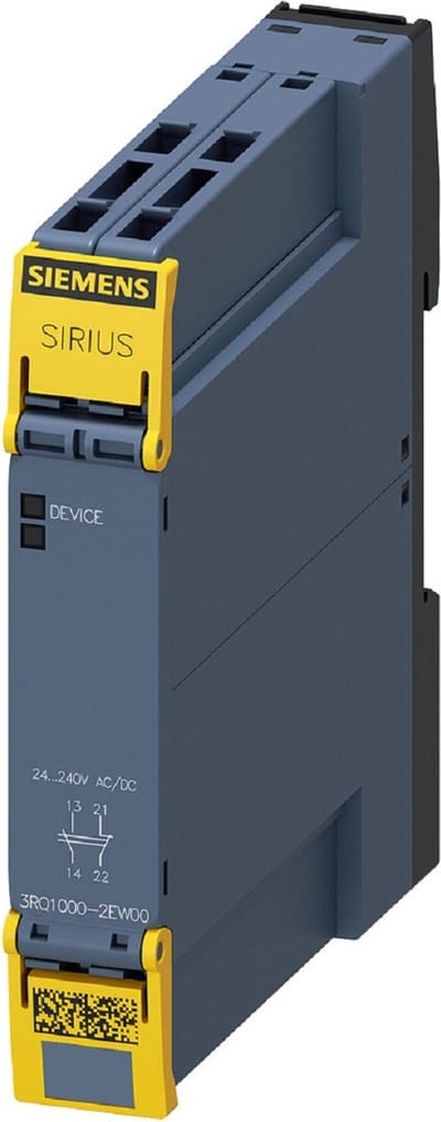 Siemens Positively driven coupling relay in industrial enclosure 1 NO contact / 1 NC contact 24 V to 240 V AC/DC