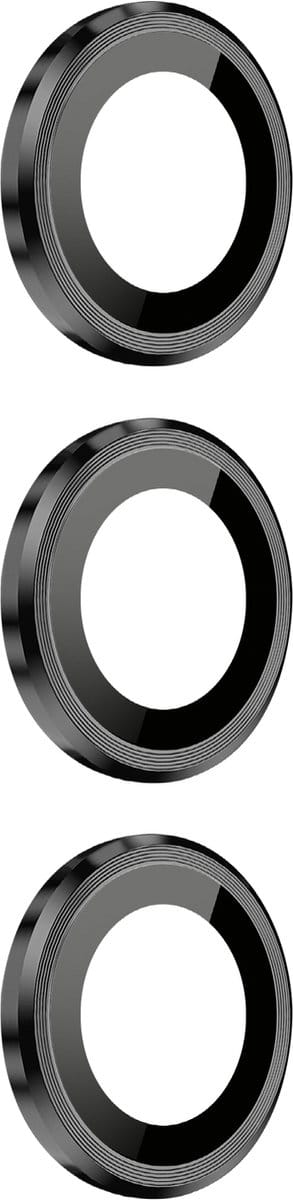 ENKAY, Beschermfolie voor achtercamera Geschikt voor Samsung Galaxy S24 Gehard glas 9H, Zwart