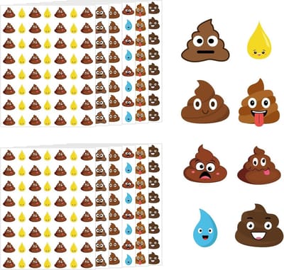 Potty Training Stickers - Beloningsstickers Kinderen - Kinderen Zindelijk Maken - Waterproof PVC Materiaal - 608 Stuks - Gekleurd