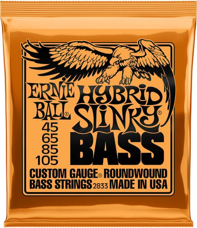 Ernie Ball Hybrid Slinky - Basgitaar Snaren - 45-105 - Nickel Wound - Bright Tone