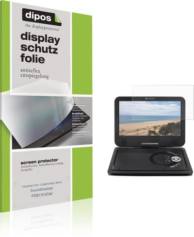 dipos – 2x Matte Beschermfolie geschikt voor Soundmaster PDB1910SW | Krasbestendige & antireflecterende Screenprotector Ultra-Thin