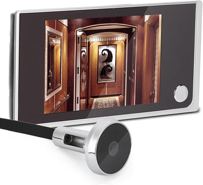 Draadloze Deurcamera met 3.5 inch LCD Scherm en 120° Hoek - HD Beveiliging voor Thuis, Eenvoudig te Installeren, 24 Uurs Toezicht