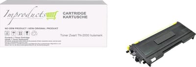 Improducts® Toner - Alternatief Brother TN-2000 / TN-2005 zwart hoge inhoud XL