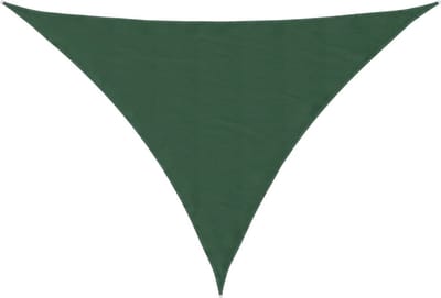 vidaXL - Zonnescherm - driehoekig - 2,5x2,5x3,5 - m - oxford - stof - donkergroen