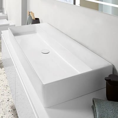 Villeroy & Boch Memento 2.0 washbasin 120 cm without tap hole, without overflow 4A22CF01