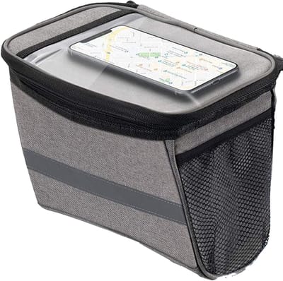 Tikkens® Stuurtas Fiets Waterbestendig - Afneembare Fietstas met Smartphone Houder - Racefiets - E-bike - Elektrische fiets