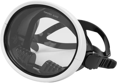 Duikbril Waterdicht - Gehard Glas - Instelbare Riem - 180 Graden Gezichtsveld - Siliconenframe - Comfortabele Afdichting - Snorkelbril