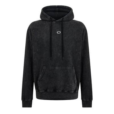 Criminal Damage Heren Underdog Hoodie met koord (Gewassen Zwart)