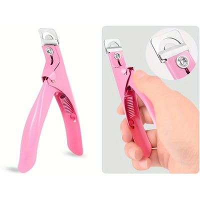1pc Coupe-Capsules Professionnel Coupe-Ongles en U Faux Ongles Acryliques Coupe-Ongles en Acier Inoxydable Ciseaux de Manucure
