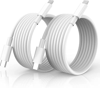 USB C kabel / oplaadkabel - 1 meter Geschikt voor modellen 14 / 14 Pro Max / 14 Plus/ 13 / 13 Pro Max / 12 / 12 pro max & iPad - oplader kabel - lader - 2-PACK