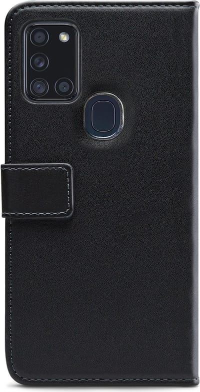 Mobilize Telefoonhoesje geschikt voor Samsung Galaxy A21s Hoesje | Mobilize Classic Gelly Wallet Bookcase Portemonnee | Pasjeshouder voor 2 Pasjes | Telefoonhoesje voor Pinpas / OV Kaart / Rijbewijs - Zwart