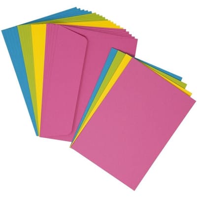 20 gekleurde C6 enveloppen met kaarten »Pollen Sommer« 110 x 155 mm