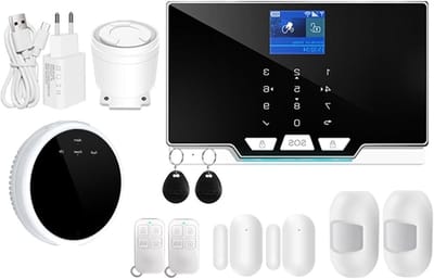 Slim Alarm Systeem - Draadloos Alarmsysteem - Huis Beveiligen - App Bediening - Set 3 - Wit