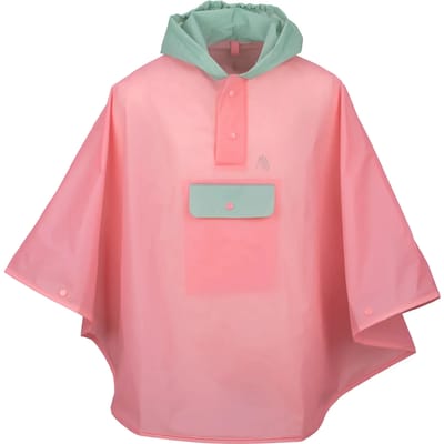 Ralka Regenponcho - Kinderen - Roze - Maat 116/128 - Met Capuchon - 100% EVA