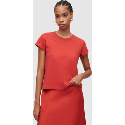 AllSaints Anna Tee Red Size: 16 | T-Shirts Outlet | Dames | Rood