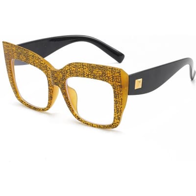 Protection UV Léger Confortable Durable Haute Qualité Élégant Haut de Gamme Lentilles Carrées Surdimensionnées Femmes
